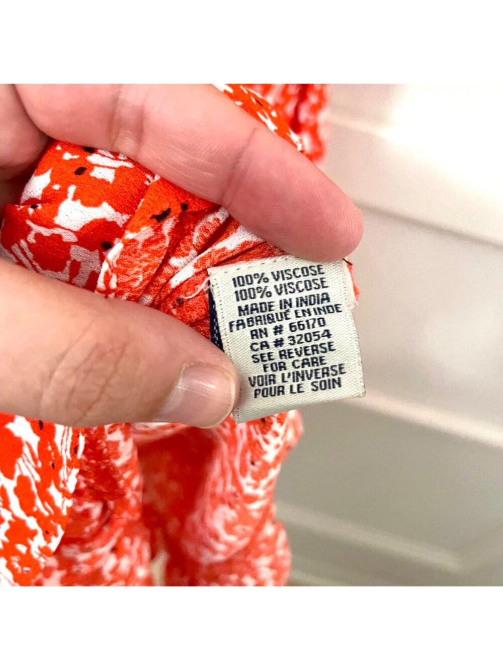 Anthropologie Ranna Gill Midtown Embroidered Dress Size XS Orange Embroidered - Picture 5 of 7